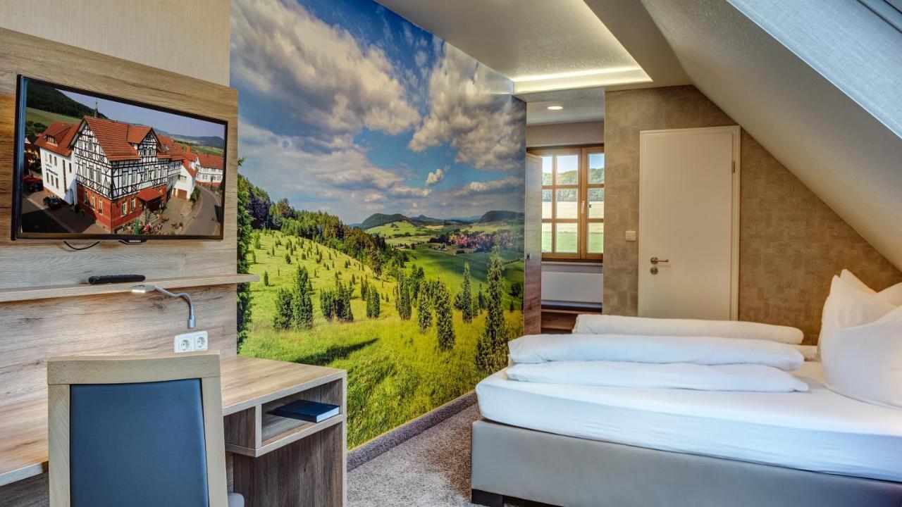 Landhotel Zur Gruenen Kutte Bernshausen Eksteriør billede